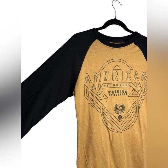 NWT American Fighter Men’s 3/4 Sleeve Raglan Faulkner Shirt Size Small - Picture 3 of 10